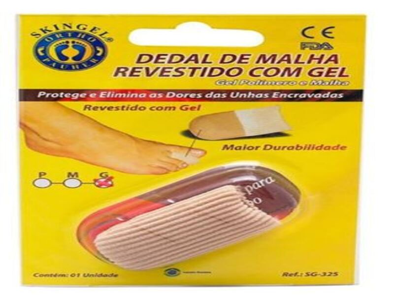 DEDAL DE MALHA REVESTIDO COM GEL  ORTHO PAUHER - Código FIS-032