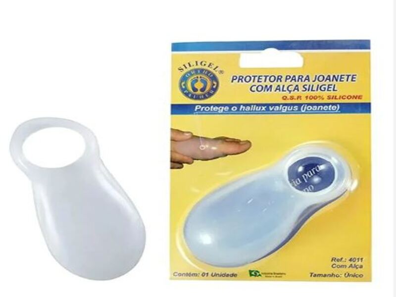 PROTETOR PARA JOANETE COM ALCA SILIGEL - Código FIS-034