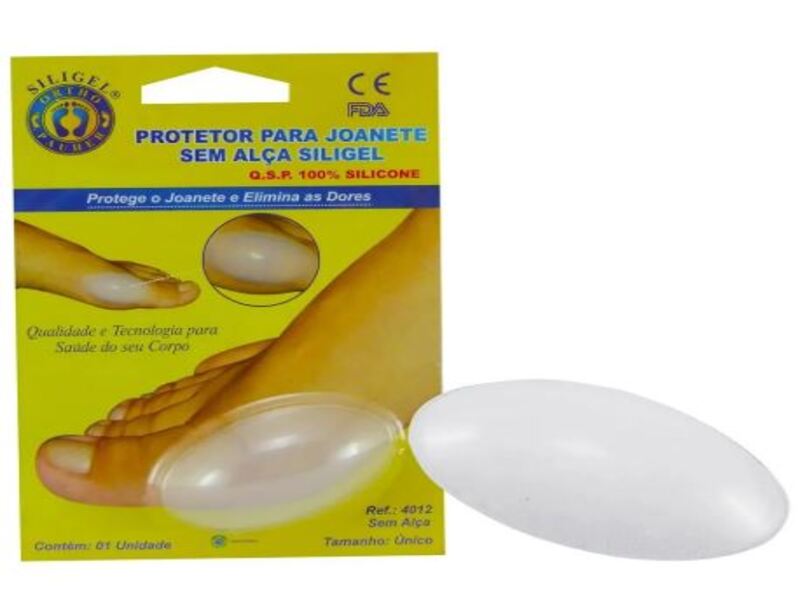 PROTETOR PARA JOANETE SEM ALCA SILIGEL - Código FIS-036