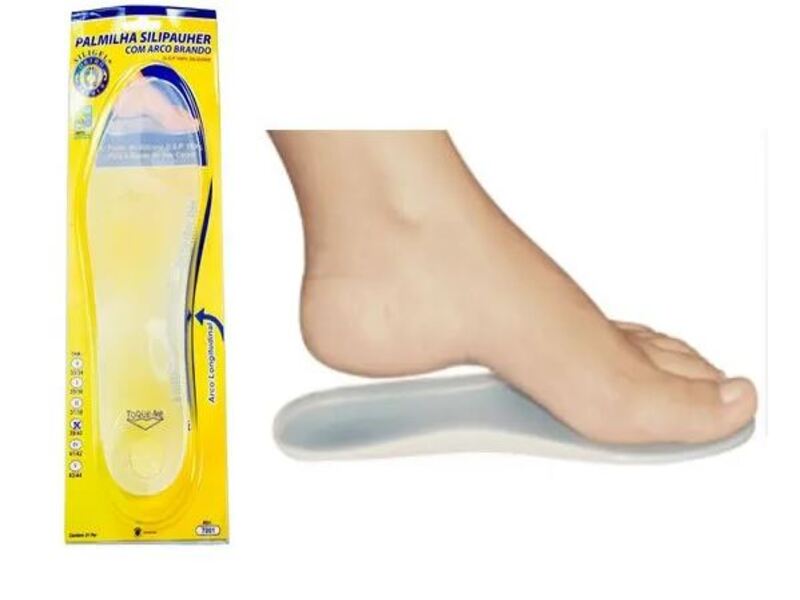 PALMILHA SILIPAUHER COM ARCO BRANDO - Código FIS-045